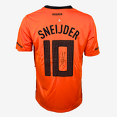Maillot de football des Pays-Bas signé par Wesley Sneijder - Finale de la Coupe du Monde 2010 à domicile